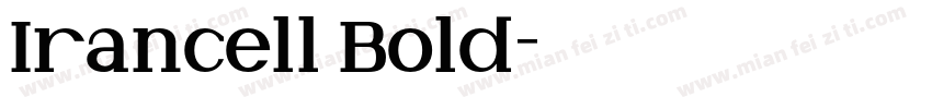 Irancell Bold字体转换